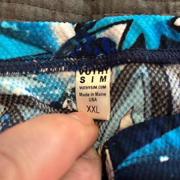 Vuthy Sim Blue Starburst Men’s Bikini Swim Brief Sz XXL - Picture 5 of 5